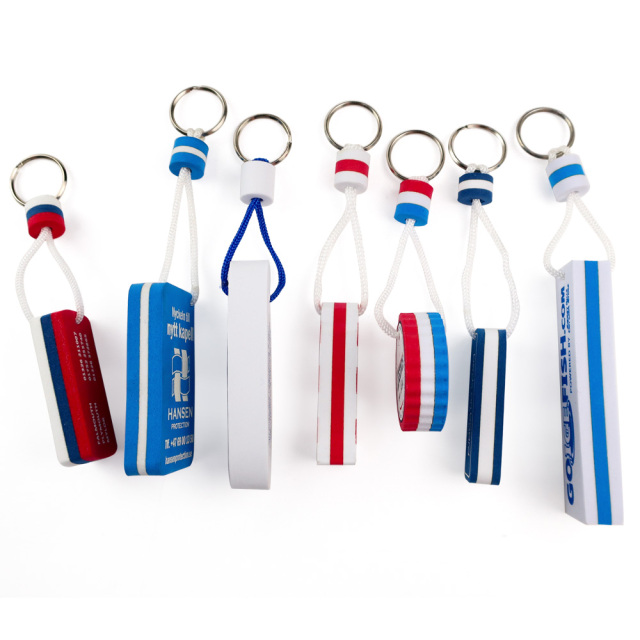 Custom Sport Gifts Eva Floating Keychain Pendant Water Sports Floating Holder Surfboard Eva Key Ring