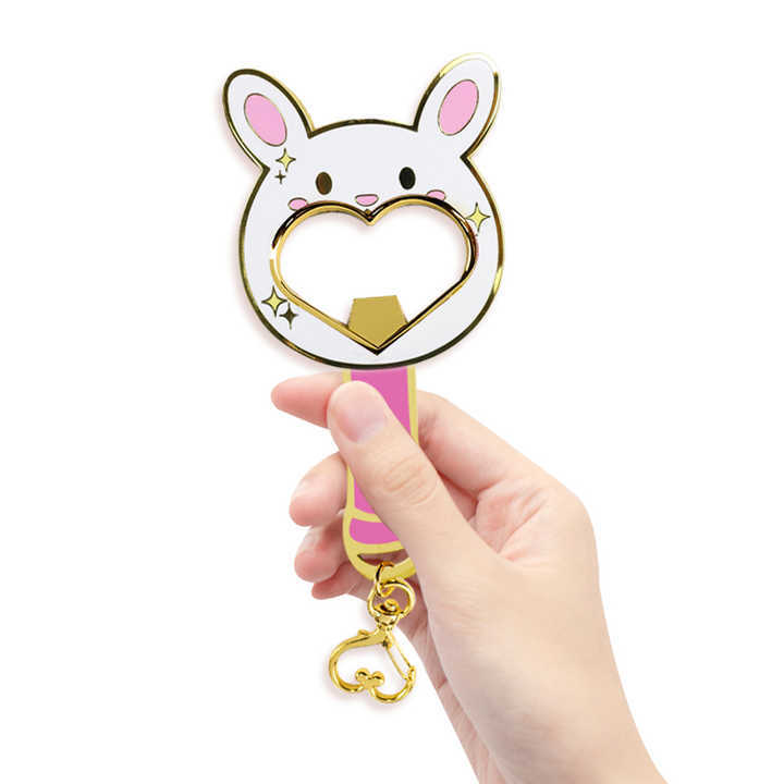High Quality Custom Painted Plated Color Hardware Laser Engraving logo Bottle Opener Key Ring with logo