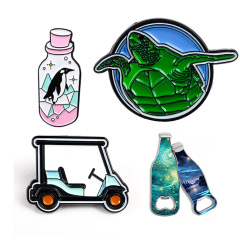 Wholesale Custom Metal Gifts logo Painted Color Casting Fridge Magnets Die Cut Refrigerator Magnet for Touris Souvenir