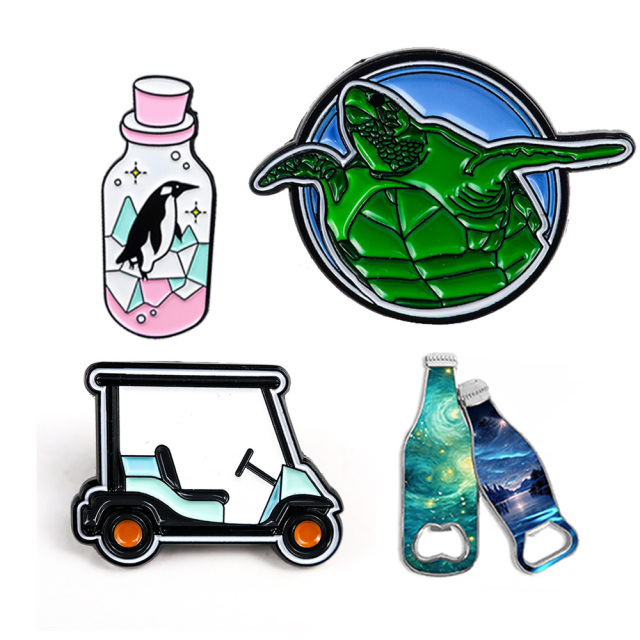 Wholesale Custom Metal Gifts logo Painted Color Casting Fridge Magnets Die Cut Refrigerator Magnet for Touris Souvenir