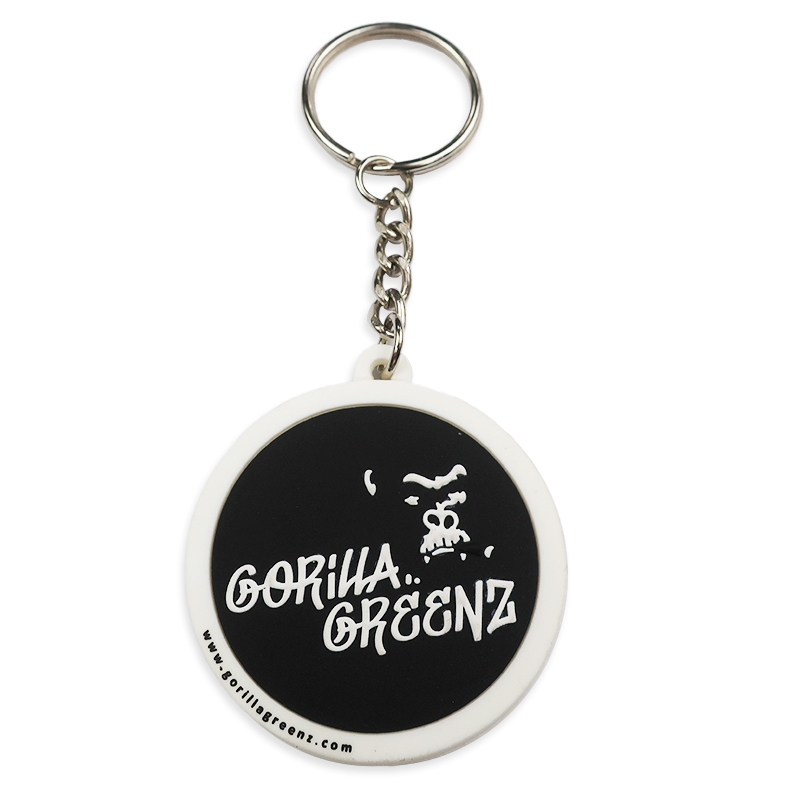 Cheap Rubber Keychain Custom Soft Rubber Silicone Keychains Personalised Pvc Keyring