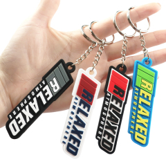 Custom Pvc Key Chain Personalized Keychain Design Plastic Silicone Rubber Keychain Ring