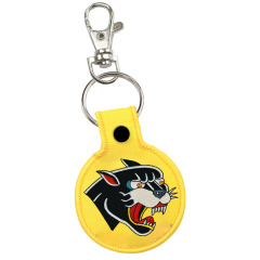 Hot Sale Custom Brand Woven Fabric Embroidery Patch Keychain Accessories for Diy