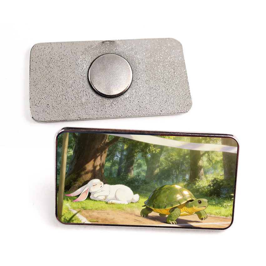 Cute Custom Size 32mm Printed logo Photo cat Fridge Magnets Picture Set