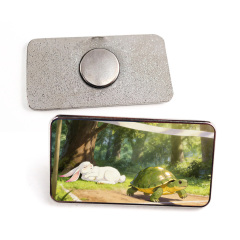 Cute Custom Size 32mm Printed logo Photo cat Fridge Magnets Picture Set