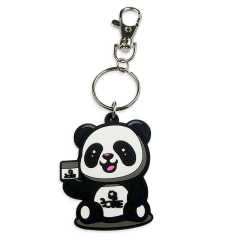 Wholesale Personalized Designer Silicone Plastic Rubber Key Chains Custom logo Keychain Fun