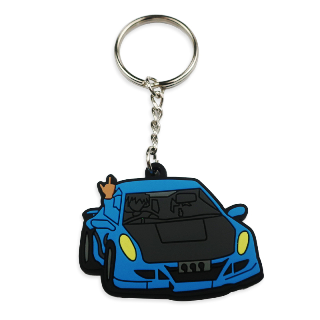 Fashion Promotional Soft Pvc Personalized Custom Silicone Rubber Animal Keychain