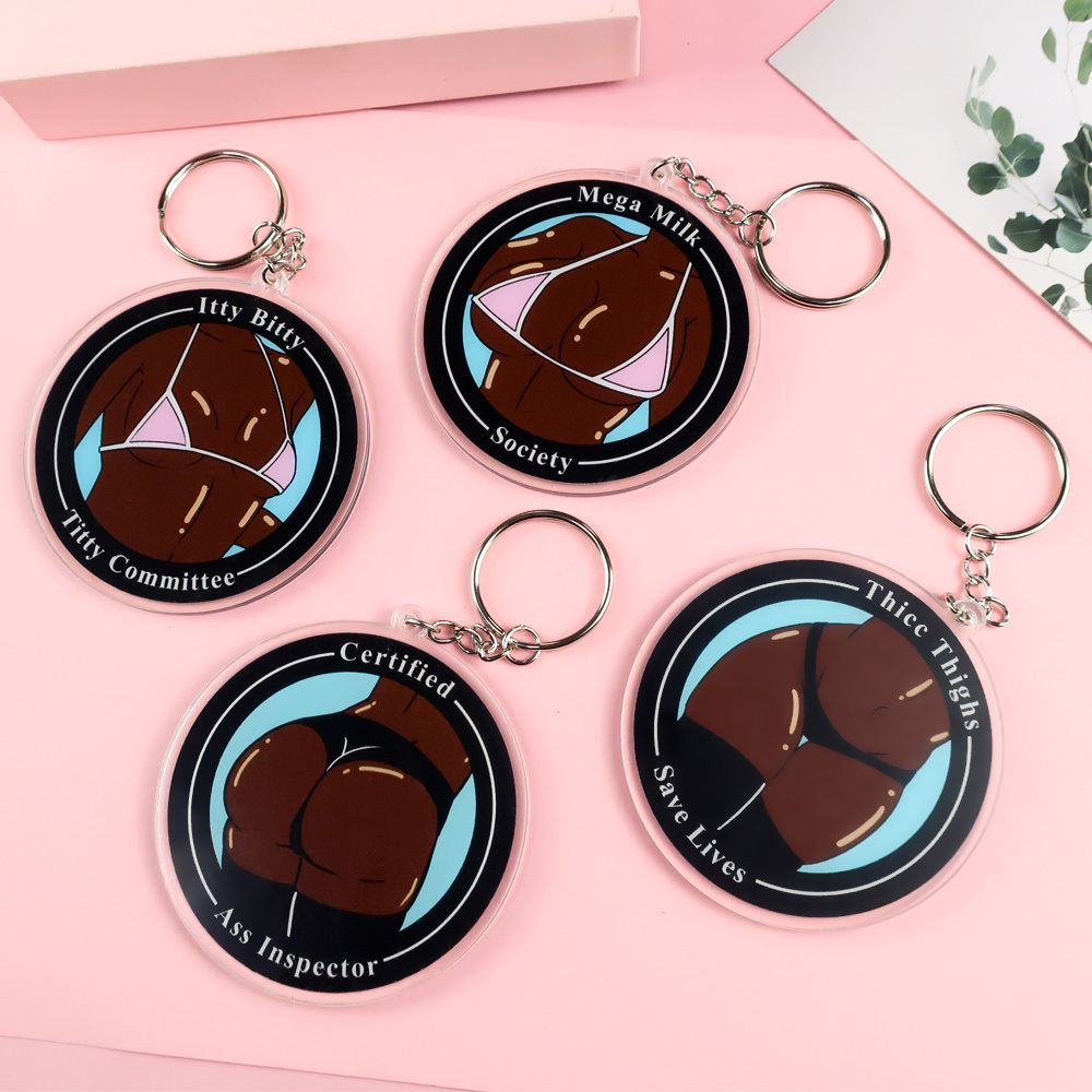 Custom Acrylic Blanks Transparent Keychain Pendants Includes Circle Heart square Rectangle Hexagon Shaped Star for DIy Crafts