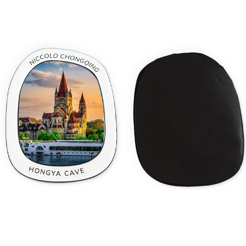 Promotional Business Gifts Metal International Epoxy Photo Fridge Magnet Supplies