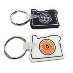 Wholesale Custom Designer Diy Silicone Key Chain Rubber Keychain Soft Pvc Printed Keychain for Girls