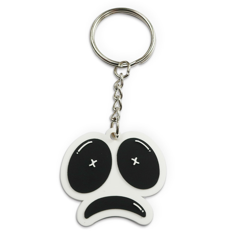 Fashion Promotional Key Ring Rubber Key Chains Custom logo Silicone Keychain Soft Pvc Keychains