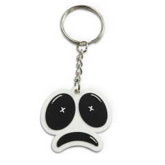 Fashion Promotional Key Ring Rubber Key Chains Custom logo Silicone Keychain Soft Pvc Keychains