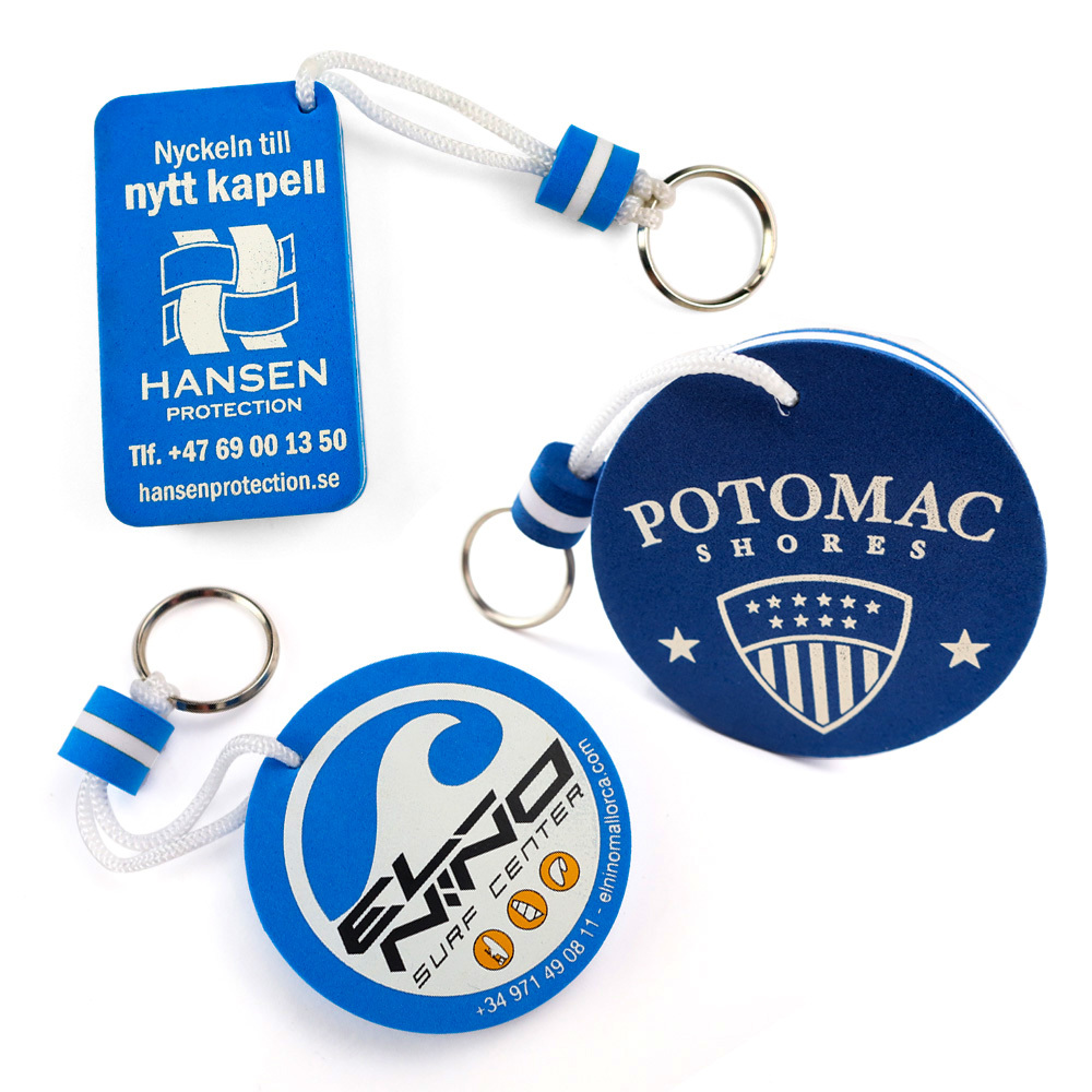 Custom Sport Gifts Eva Floating Keychain Pendant Water Sports Floating Holder Surfboard Eva Key Ring