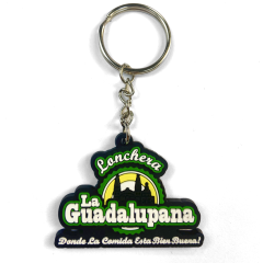 Custom Key Chains and Handbag Charms Food Pvc Hamburger Coloured Keyring