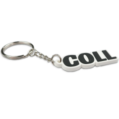 Promotional Custom Designer Pvc Silicone Advertise Gifts Psychological Counseling Keychain Key Rings with logo