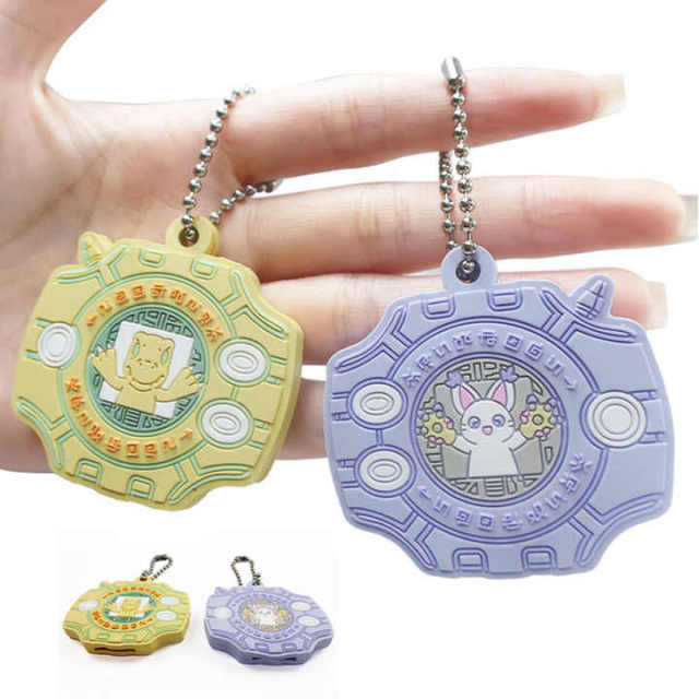 Custom Cute Cartoon Rubber Key Chains Pvc Keychain Silicone Anime Protective Key case Cover Holder