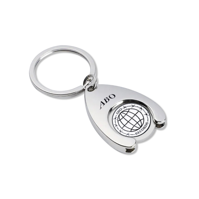 High Quality Custom Uk Lock Shopping Trolley Shopping Cart Coin Lock Keyring Holder