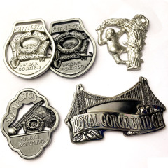 Wholesale Die Cut 3d Metal Refrigerator Magnets Fridge Magnet Country Tourism Souvenirs Custom