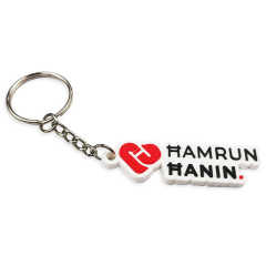 No Minimum Custom Figure Heart Soft Character Pvc Cute Keychain
