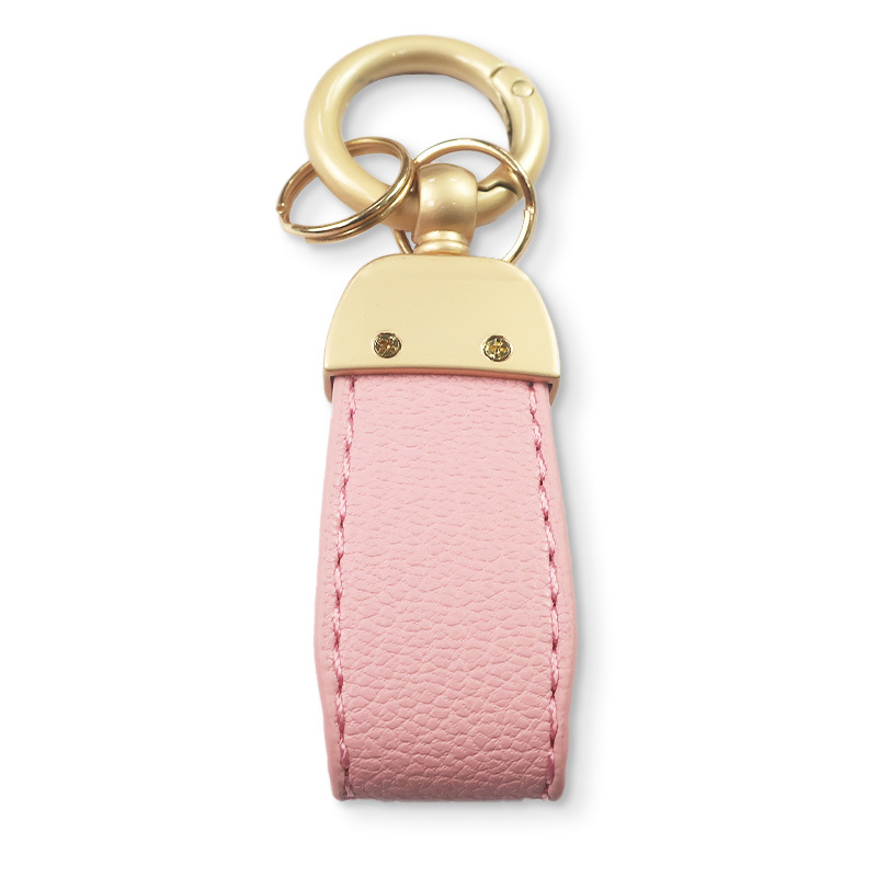Bulk Custom Sublimation Pu Leather Wristlet Keychain Leather Car Key Ring