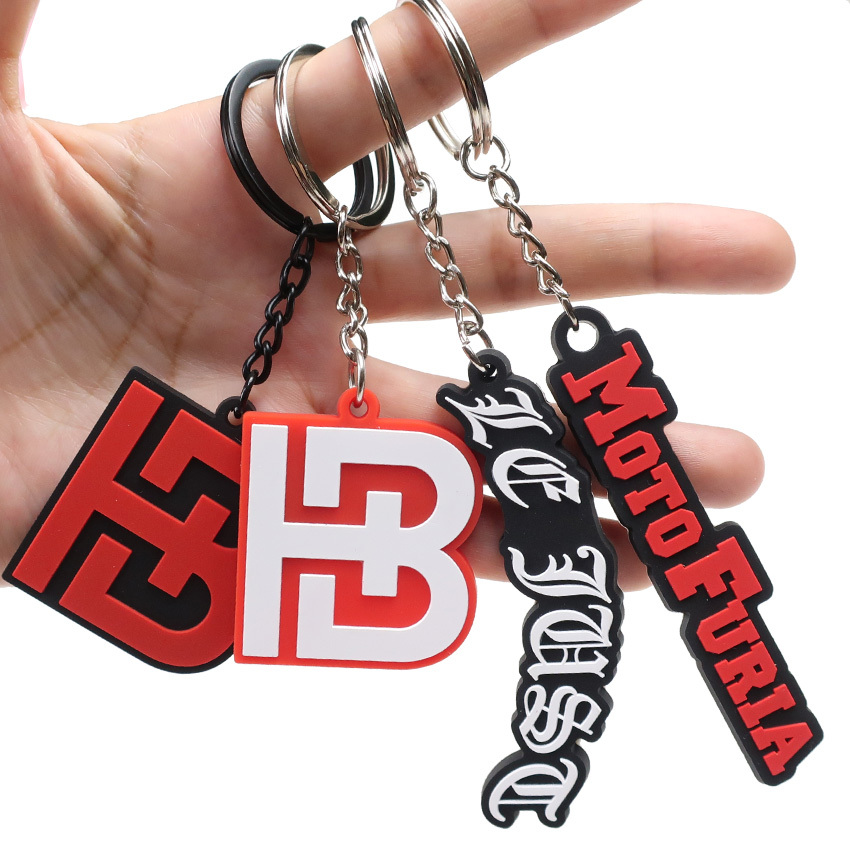 Custom Kids Plastic Rubber Pvc Daisy Keychain Custom Key Chain Silicone Keyring