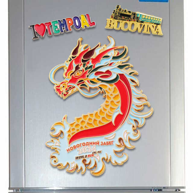 Custom logo Sublimation Fridge Magnet Refrigerator Magnet Tourism Souvenirs
