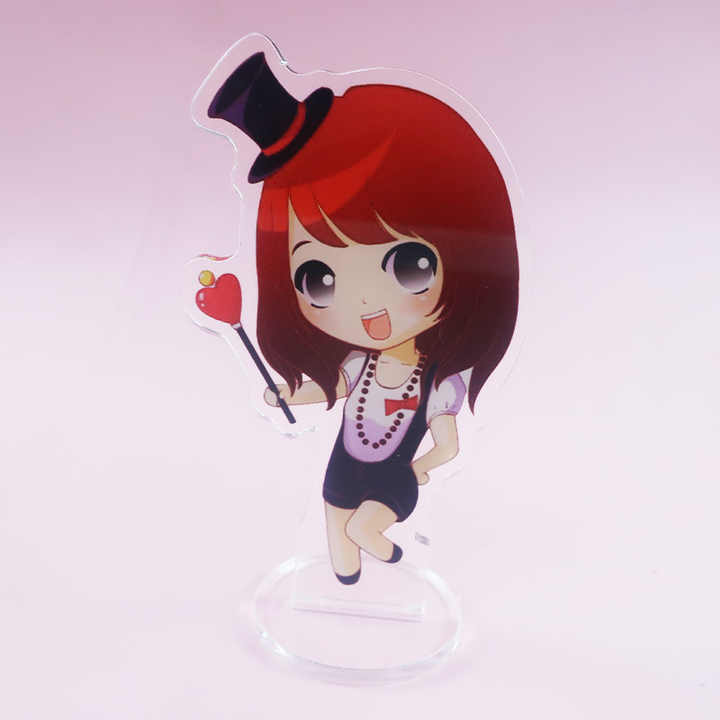 Personalized Stand Custom Anime Figure clear Acrylic Stand Model Plate Desk Decor Standing Sign Keychain Standee for Fans Gifts