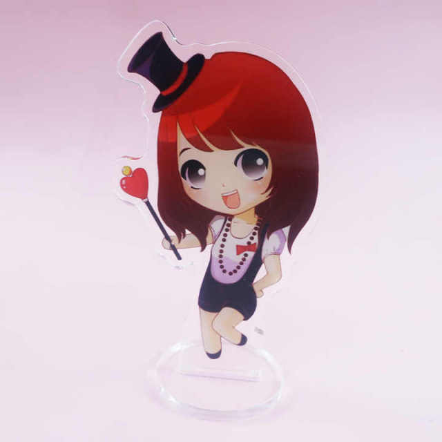 Personalized Stand Custom Anime Figure clear Acrylic Stand Model Plate Desk Decor Standing Sign Keychain Standee for Fans Gifts