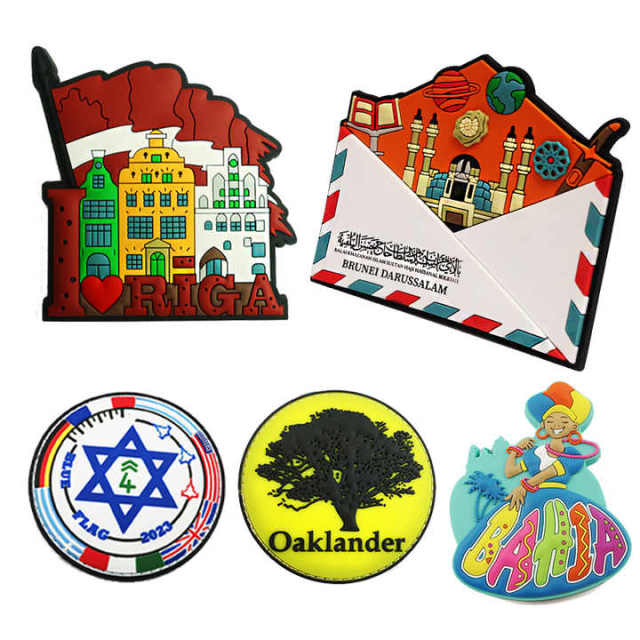 China Custom logo Home Decoration Accessories Gifts Pvc Cartoon Silicone Rubber Fridge Magnets Decorative Souvenir