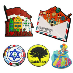 China Custom logo Home Decoration Accessories Gifts Pvc Cartoon Silicone Rubber Fridge Magnets Decorative Souvenir
