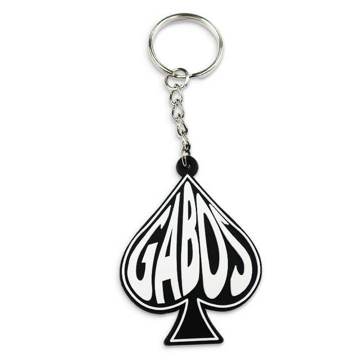 Custom logo Fashion Personalized Keychain Rubber Key Ring Soft Pvc Keychain Silicone Keychain