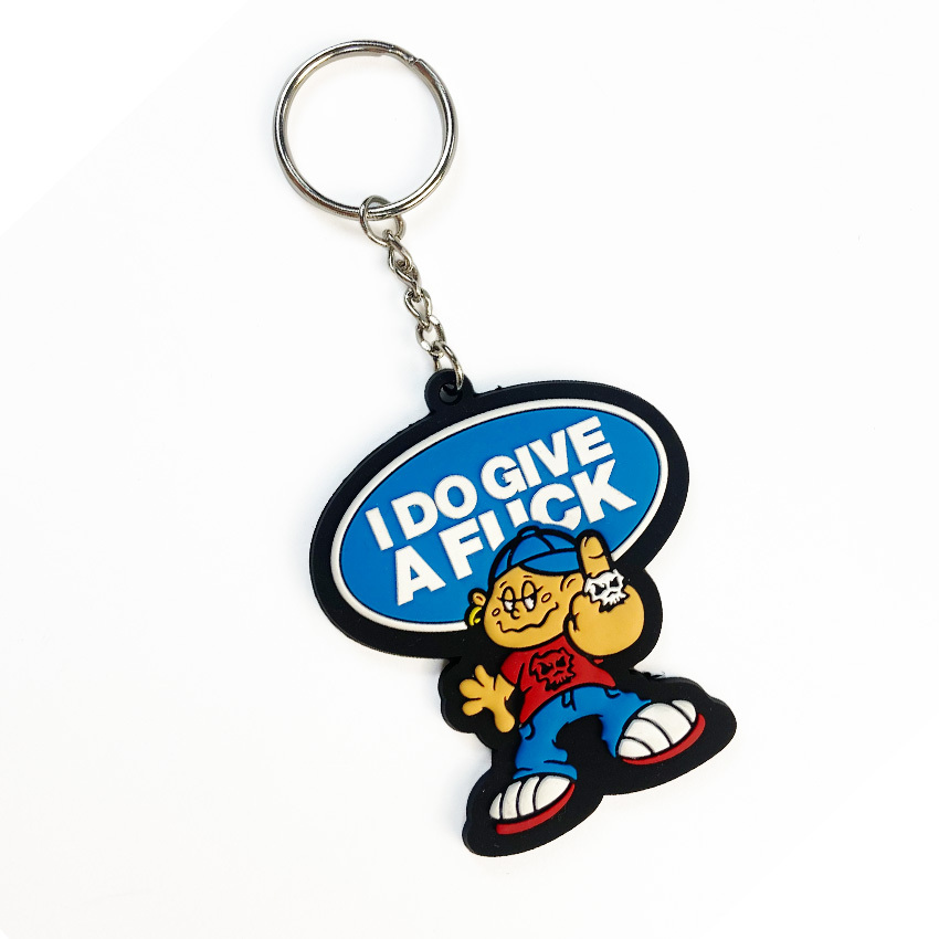 Custom Key Chains and Handbag Charms Food Pvc Hamburger Coloured Keyring