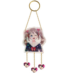 Fast Custom Colourful Linked Hinged Printed Craft Acrylic Purse Charms