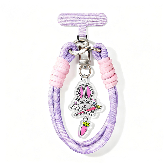 Wholesale Custom logo Cute Charm Wrist case Nylon Phone Strap Phone Holder