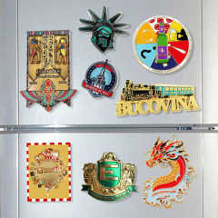 Cute Custom Small Cultural Creative Gift Items Words Round Fridge Magnet Maker Bulk