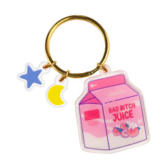 Fast Custom Colourful Linked Hinged Printed Craft Acrylic Purse Charms