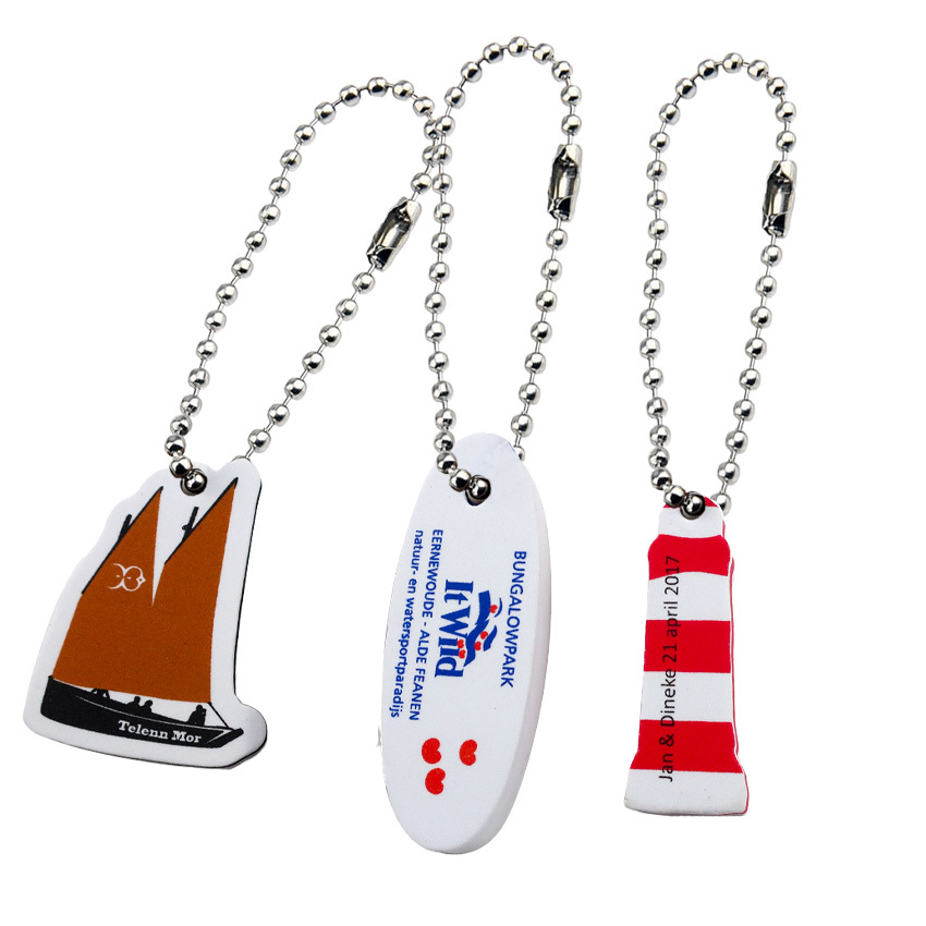 Cheap Custom Floating Mini Eva Foam Die Cut Keychain Sale in Bulk