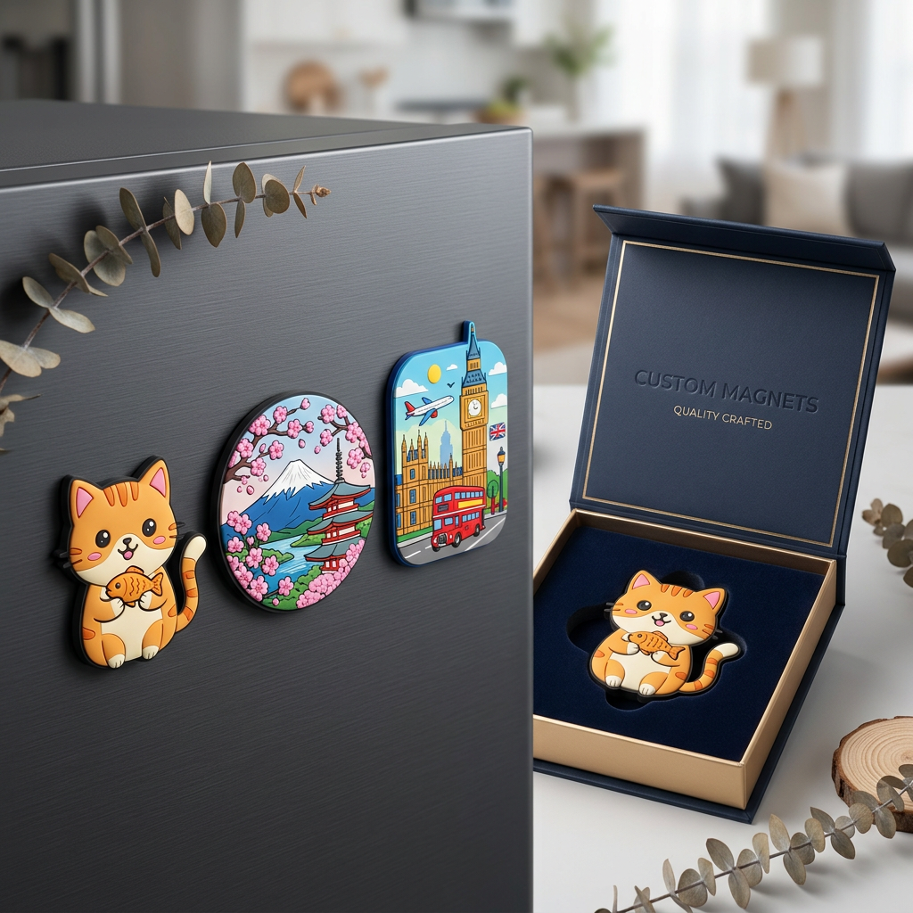 Custom OEM 2D/3D Logo Soft Rubber Fridge Magnets Wholesale Corporate Gift