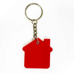 Custom Create Your Own Recycled Plastic Keychain Keyring Nfc Silicone Key Chain Tag