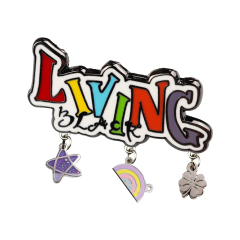 Wholesale Souvenir Alloy Diy Personalised Enamel Fridge Magnets Custom logo Design Refrigerator Magnet Pendant