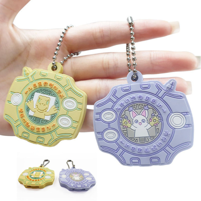 Custom Cute Cartoon Rubber Key Chains Pvc Keychain Silicone Anime Protective Key case Cover Holder