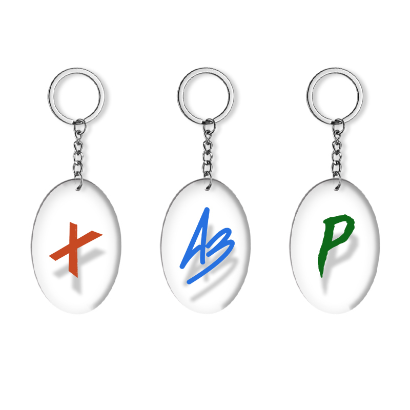 Low Moq Customised Transparent Acrylic Keychain Packaging