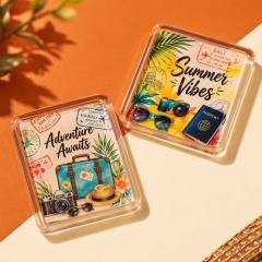Personalized OEM UV Printing Corporate Events Picture Refrigerator Magnet Company Branding