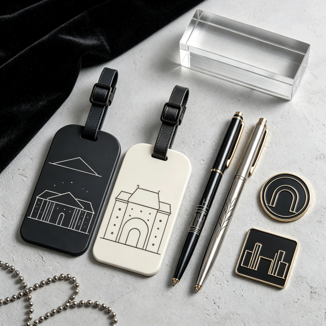Wholesale Promotional Giveaway Custom Printed Passport Cover Black Luggage Gift Tag Set for Kids