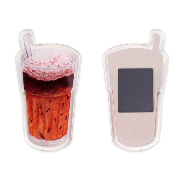 Wholesale Cheap Gifts Refrigerator Magnet Souvenir Custom Printed logo clear Acrylic Fridge Magnets