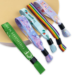 Cheap Adjustable Jacquard Woven Polyester Festival Wristband Promotional Fabric Bracelet for Concert Events,Zhongshan Yutang Craft Gifts Co., Ltd.，KeyChains+medal+Fridge Magnet,Cheap Adjustable Jacquard Woven Polyester Festival Wristband Promotional Fabric Bracelet for Concert Events