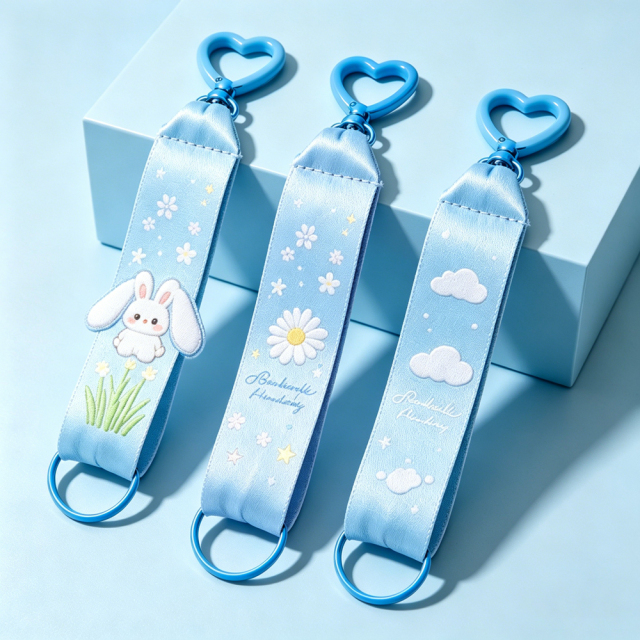 Wholesale Satin Ribbon Heart Keychain Bulk Cute Cartoon Keyring Party Favor Gift,Zhongshan Yutang Craft Gifts Co., Ltd.，KeyChains+medal+Fridge Magnet,Wholesale Satin Ribbon Heart Keychain Bulk Cute Cartoon Keyring Party Favor Gift