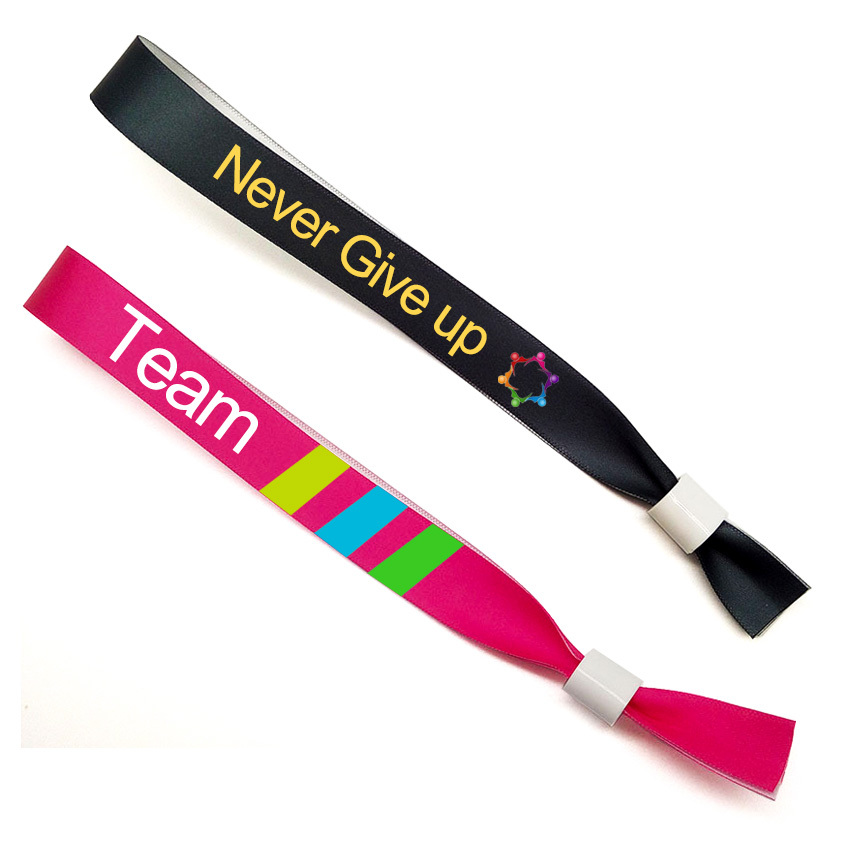 Wholesale Party Wristbands Custom Sublimation Printed Fabric Cloth Wristband for Event Entrance Ticket,Zhongshan Yutang Craft Gifts Co., Ltd.，KeyChains+medal+Fridge Magnet,Wholesale Party Wristbands Custom Sublimation Printed Fabric Cloth Wristband for Event Entrance Ticket