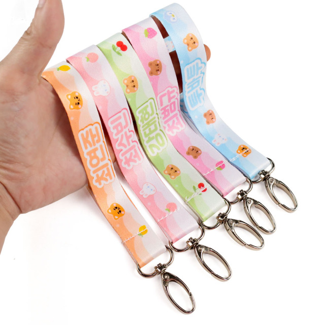 Promotional Silkscreen Short Nylon Car Keychain Thick Kpop Lanyard with Carabiner Wrist Band Polyester Lanyard Strap,Zhongshan Yutang Craft Gifts Co., Ltd.，KeyChains+medal+Fridge Magnet,Promotional Silkscreen Short Nylon Car Keychain Thick Kpop Lanyard with Carabiner Wrist Band Polyester Lanyard Strap