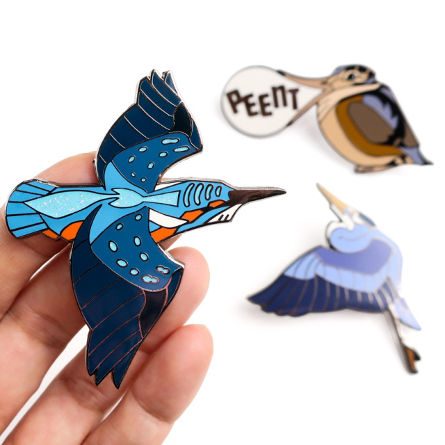 Custom Cartoon Animals Birds Enamel Pins Wild Goose Parrot Owl Colorful Alloy Brooch Badge Woman Jewelry Gift,Zhongshan Yutang Craft Gifts Co., Ltd.，KeyChains+medal+Fridge Magnet,Custom Cartoon Animals Birds Enamel Pins Wild Goose Parrot Owl Colorful Alloy Brooch Badge Woman Jewelry Gift